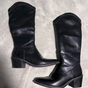 Dream Pairs Black Heeled Boots